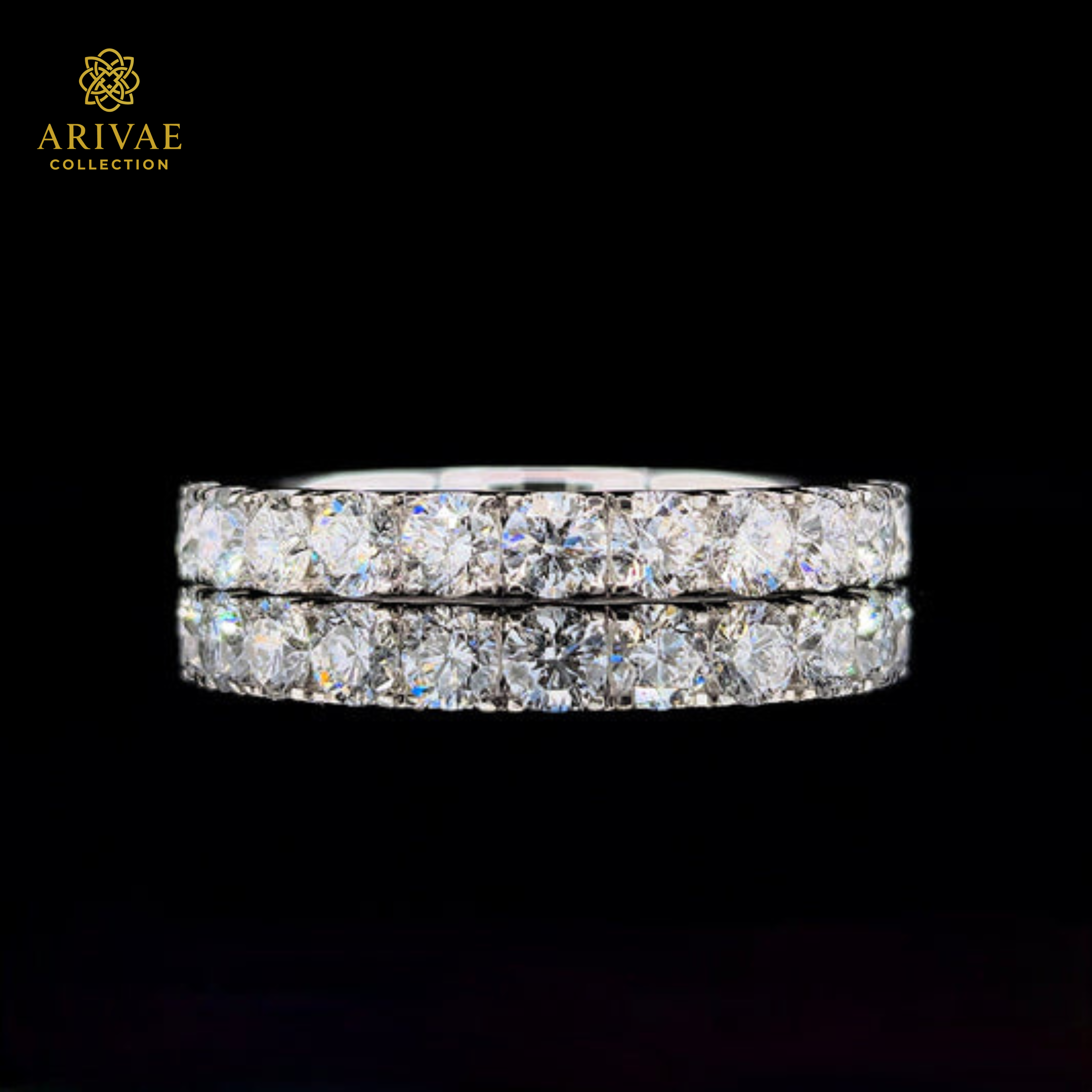 Arivae Round Brilliant Diamond Eternity Ring