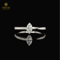Arivae Marquise- Cut Pavé Diamond Dress Ring